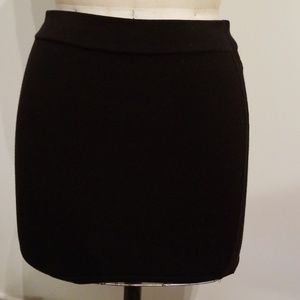 SOLD! Marciano black knit mini skirt